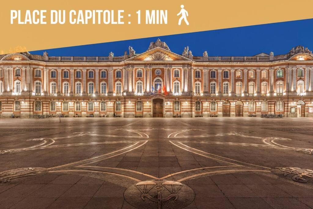 T3 Capitole-Climatisation-Balcon Appartement Toulouse Buitenkant foto